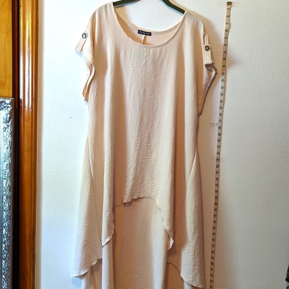 Dress,cha cha vente, 1X, cream color